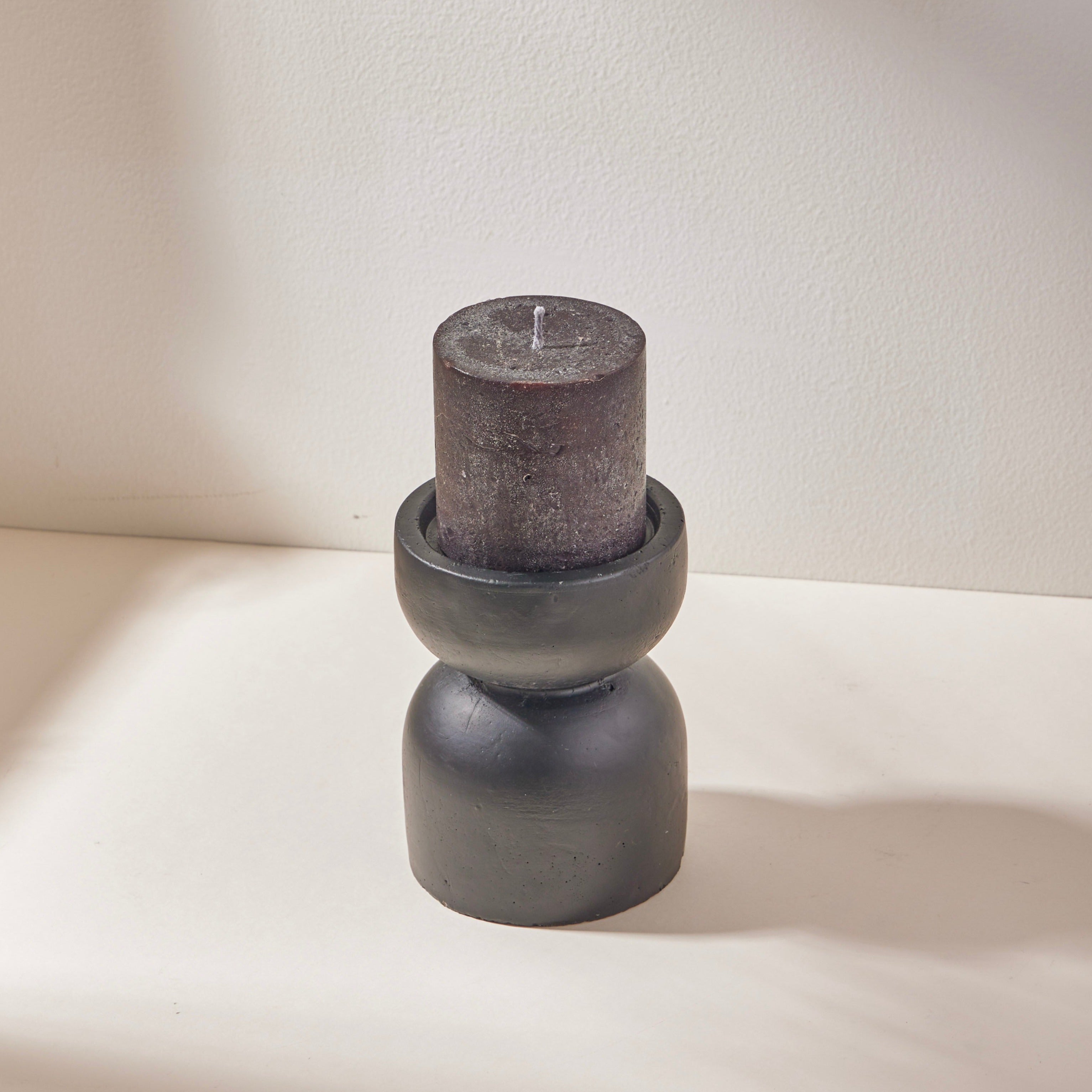 TOSCA Sculptural Concrete Candleholder