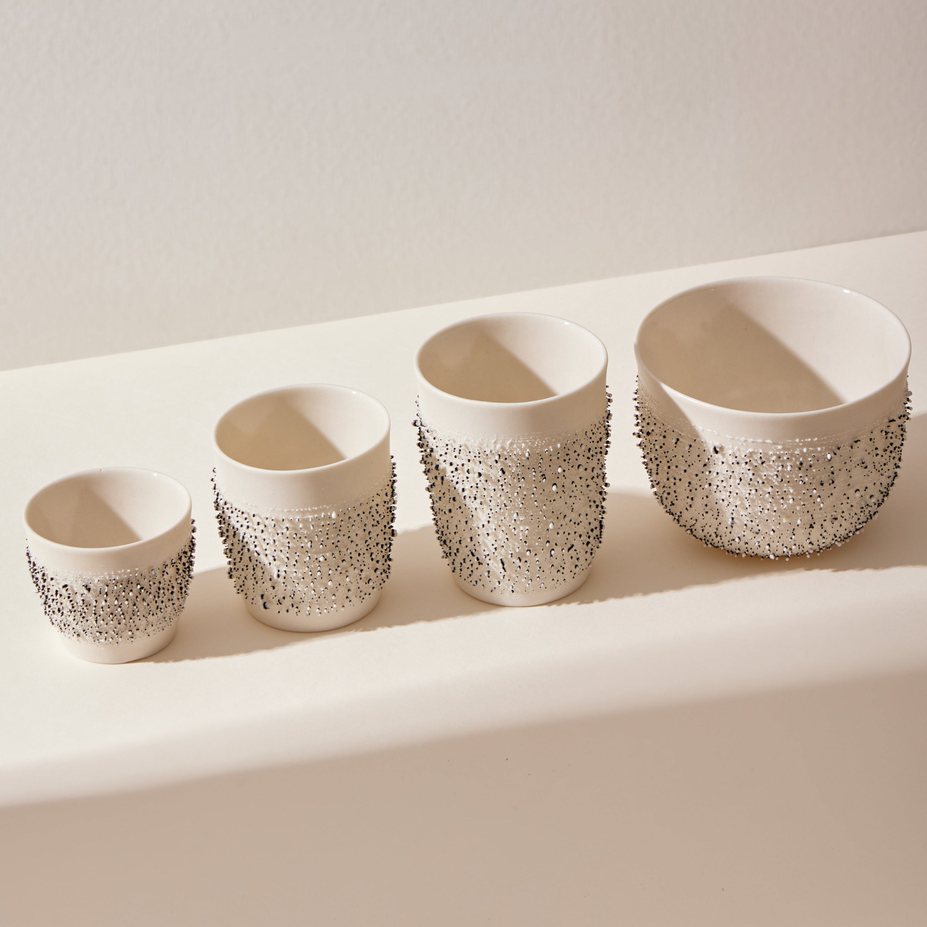 FAYE Porcelain Coffee Cups - Titanium Black