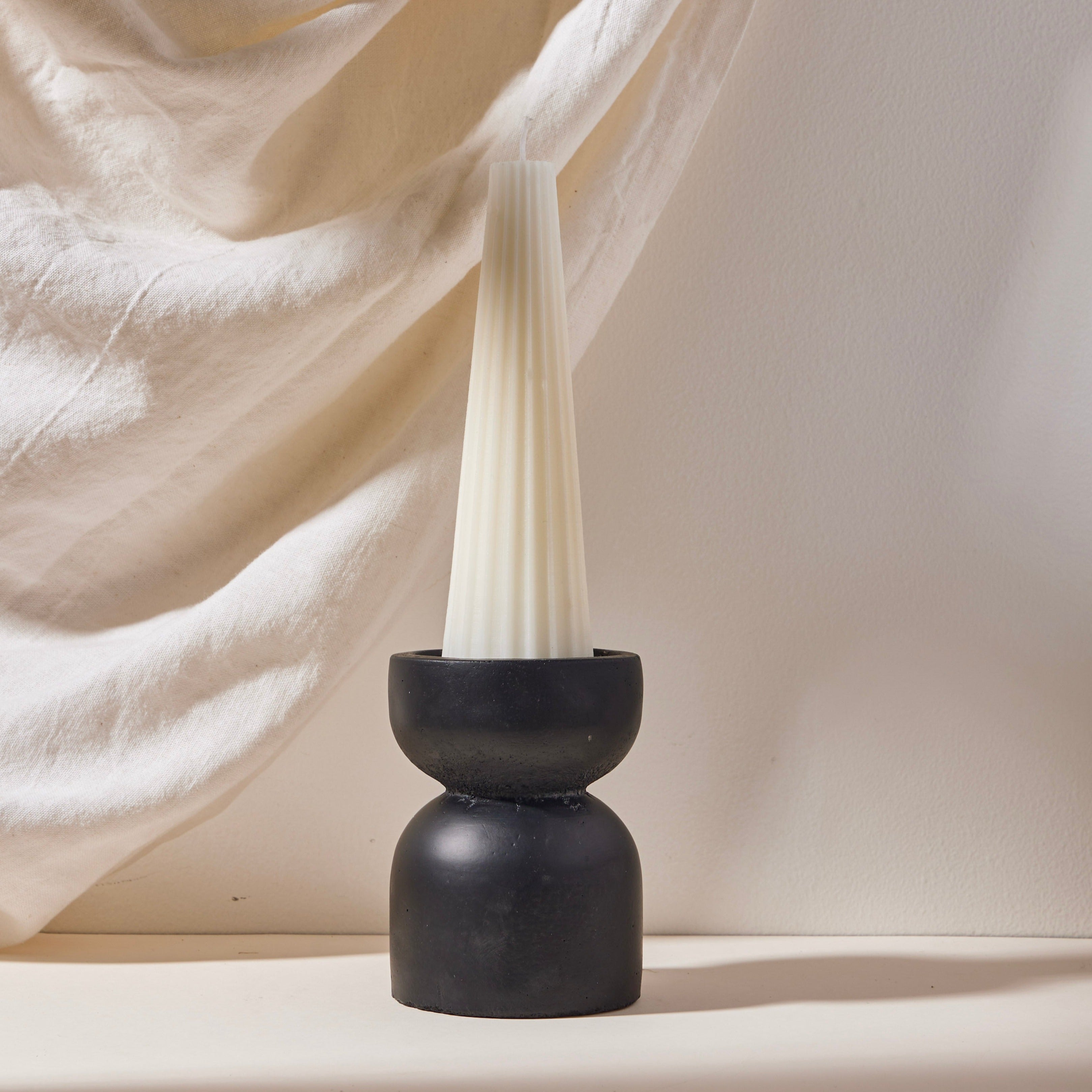 TOSCA Sculptural Concrete Candleholder