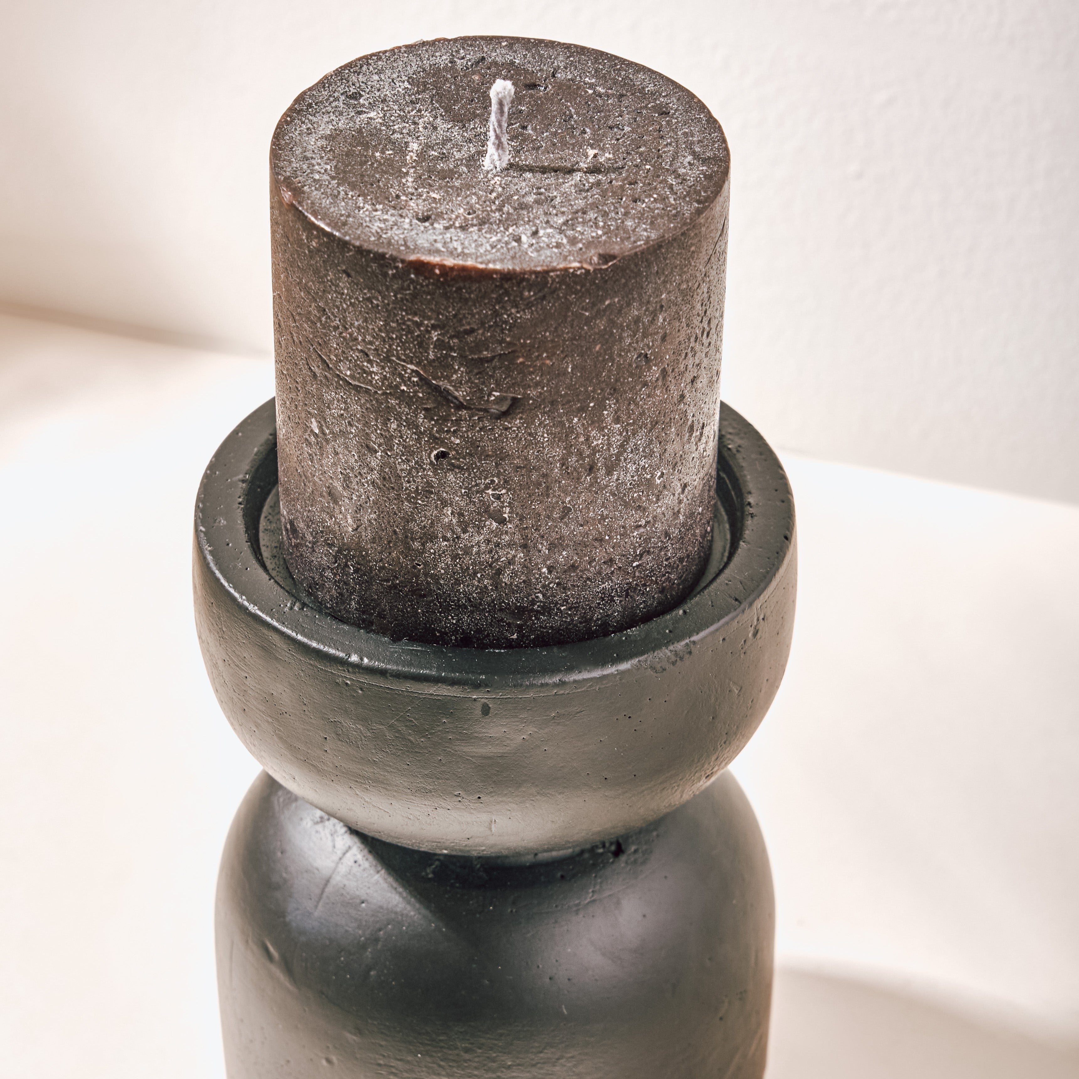 TOSCA Sculptural Concrete Candleholder